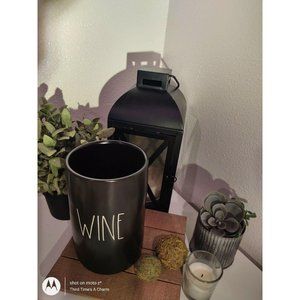 NEW Rae Dunn WINE Chiller Black By Magenta Artisan